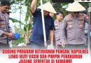 Ikuti Vicon Kapolri, Kapolres Luwu Pimpin Penanaman Jagung Serentak di Kamanre.