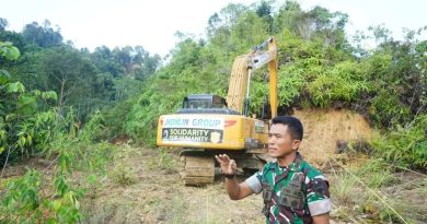 Dansatgas TMMD Reguler Ke- 128 Tinjau Pembukaan Jalan, Harapkan Manfaat Bagi Masyarakat