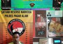 Sat Resnarkoba Polres Pagar Alam Iptu Doris Pidriandi Amankan Hampir Satu Kilogram Narkotika Jenis Ganja