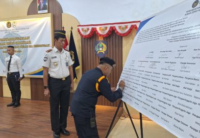 Apel Deklarasi Zero Halinar dan penguatan jajaran,lapas Kuningan tegaskan Komitmen berantas pelanggaran.