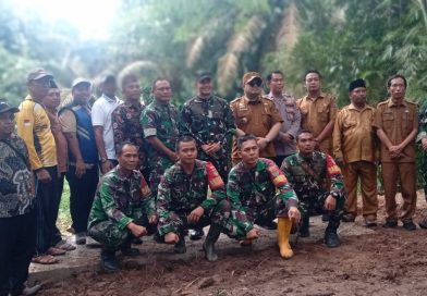Perkuat Akses Desa, Dandim 0421/LS Ikuti Vicon Ground Breaking Jembatan Perintis Garuda, penghubung dua desa talang jawa- Neglasari.