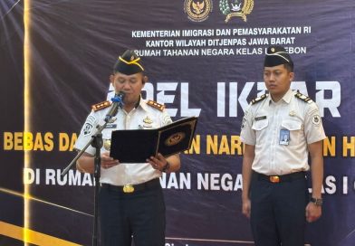 Apel pembacaan ikrar zero narkoba dan handphone, menolak segala bentuk peredaran narkoba,komunikasi ilegal di lingkungan Rutan.