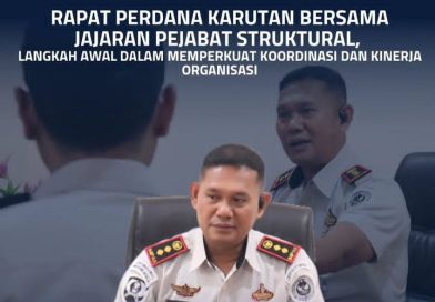 Rapat Perdana Karutan Bersama Jajaran Pejabat Struktural Langkah Awal Dalam Memperkuat Kordinasi Dan Kinerja Organisasi