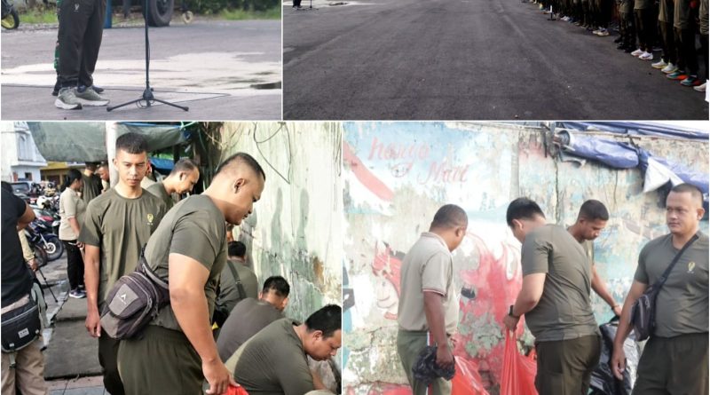 Aksi Nyata Kodam XV/Pattimura Peduli Lingkungan di Jumat Berkah
