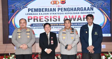 Kapolresta Cirebon Terima Presisi Award dari Lembaga Kajian Strategis Kepolisian Indonesia atas Kinerja dan Pelayanan Publik