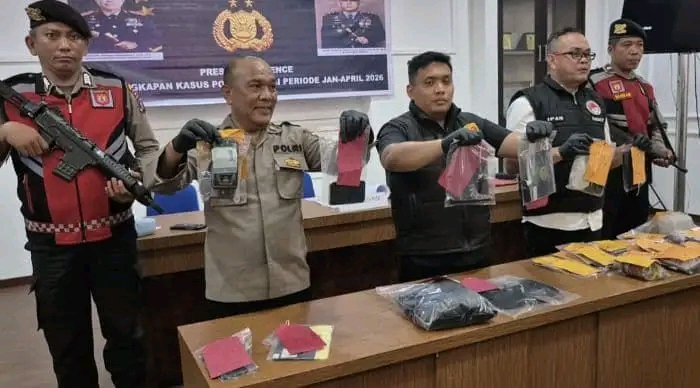 Polres Binjai Ungkap 82 Kasus N4rkob4 dan 24 Kejahatan Jalanan