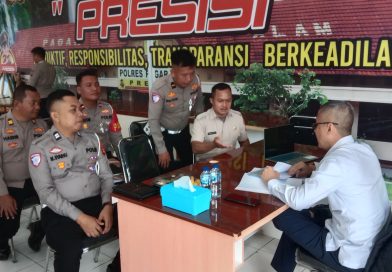 Tim Itwasda Polda Sumsel Turun Langsung, Polres Pagar Alam Raih Penilaian Positif dalam Audit Kinerja