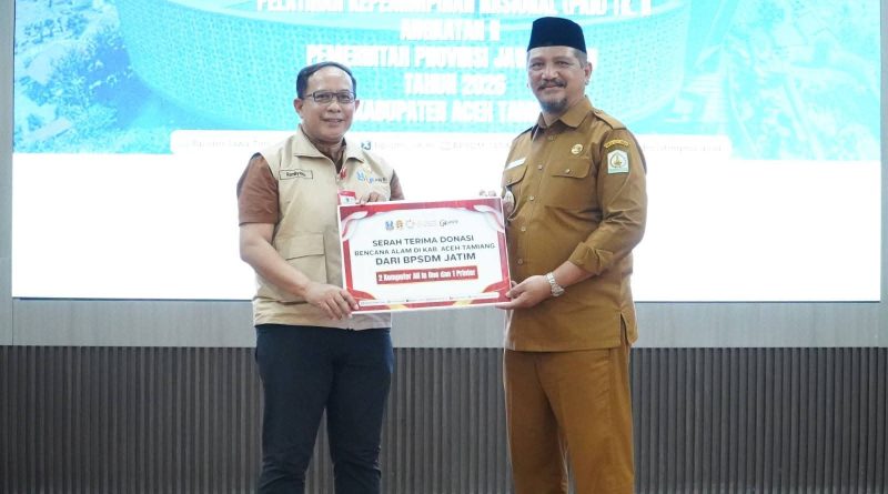 Bupati Aceh Tamiang Buka Visitasi Kepemimpinan Nasional PKN II Pemprov Jawa Timur 2026