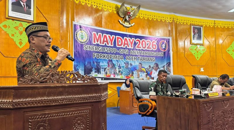 Plt. Sekda Aceh Tamiang Hadiri RDP May Day 2026, Bahas Kesejahteraan Buruh