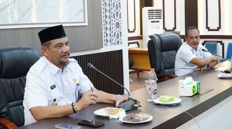 Bupati Aceh Tamiang Pimpin Rapat Percepatan Penginputan Data Kabupaten Layak Anak