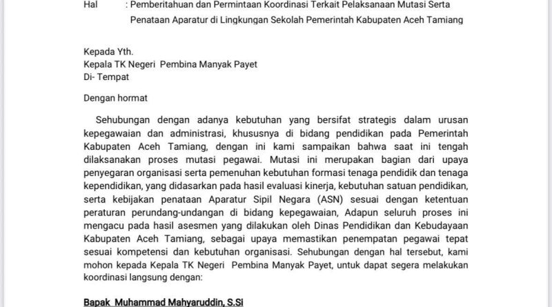 Waspada Hoax Mutasi Di Aceh Tamiang