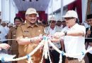 Bupati Aceh Tamiang Resmikan Huntara Karyawan PT. PPP dan PT. Sri Kuala
