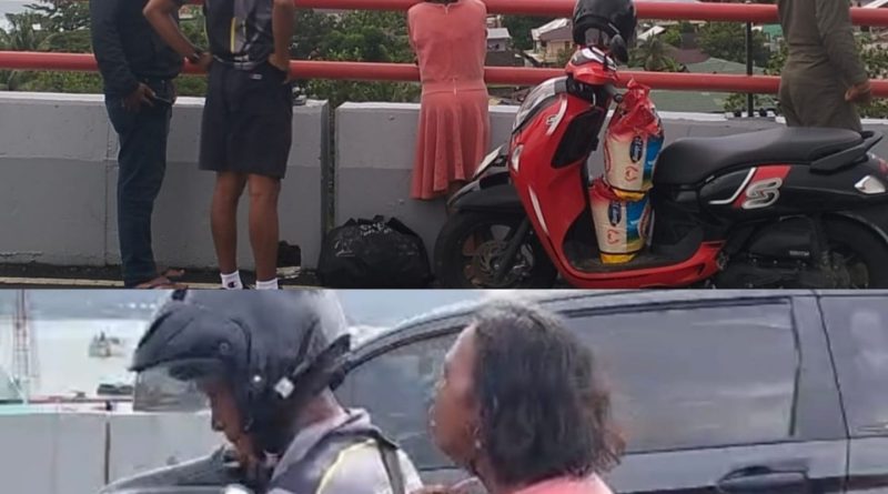 Heroik! Prajurit Bekangdam XV/Pattimura Gagalkan Aksi Bunuh Diri Di Jembatan Merah Putih ( JMP)