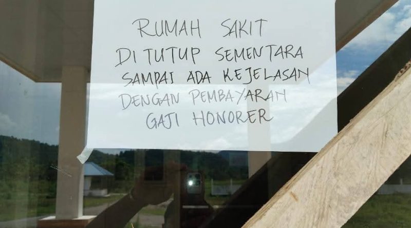 GELISAH Gaji Tak Jelas, Petugas Kesehatan Honorer di RS Pratama Nikiwar Menunggu Sampai Setengah Tahun