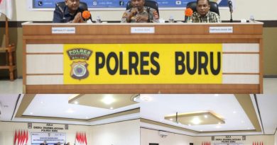 Polres Buru Gelar Sosialisasi Program ASABRI Dan Pengenalan Produk Bank BRI