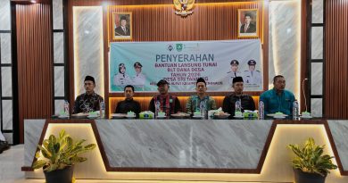 Pemerintah desa Sri Tanjung Serahkan Bantuan BLT (DD) Tahun Anggaran 2026 Tahap I-2-3 Kepada 15 KPM