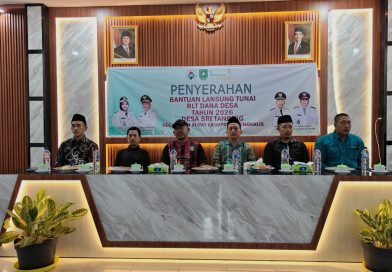 Pemerintah desa Sri Tanjung Serahkan Bantuan BLT (DD) Tahun Anggaran 2026 Tahap I-2-3 Kepada 15 KPM