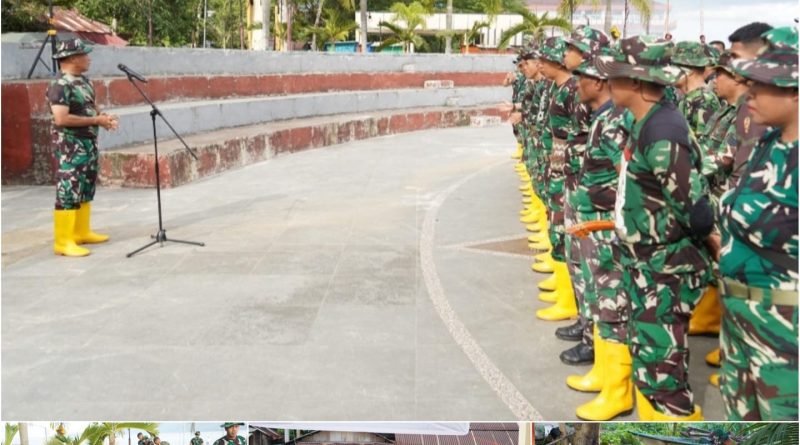 Korem 151/Binaiya Tetap Gencar : Setiap Jum’at, Bersihkan Pantai Wujudkan Lingkungan Asri
