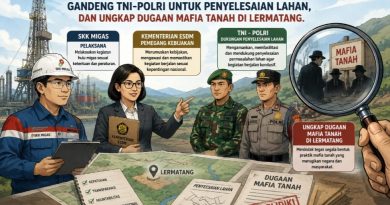Status Tanah Memanas ESDM Dan SKK Migas Diminta Libatkan TNI-Polri Bongkar Mafia Tanah Lermatang