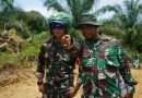 Dansatgas TMMD Reguler Ke- 128 Kodim 0117/Aceh Tamiang Tinjau Pengerjaan Sasaran Fisik