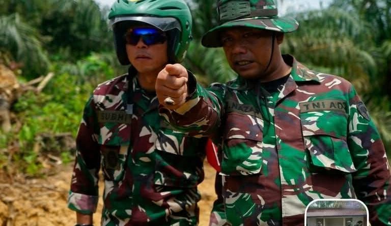 Pastikan Progres Fisik Berjalan Sesuai Target, Dansatgas TMMD Ke-128 Kodim 0117/Aceh Tamiang Turun ke Lapangan