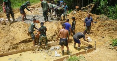 Dengan TMMD Semangat Untuk Gotong Royong Warga, Bangkit