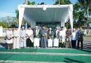 Dandim 0117/Aceh Tamiang Bersama Unsur Forkopimda Melaksanakan Sholat Idul Adha 1447 H Di Halaman Pendopo Bupati