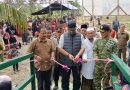 Bupati Aceh Tamiang Resmikan Jembatan Gantung Perintis Garuda di Sekerak