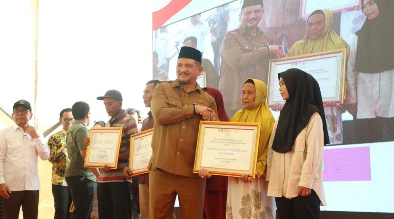 Bupati Armia Pahmi Tetapkan 143.711 Jiwa Penerima Jadup, Pemkab Aceh Tamiang Percepat Pemulihan Pascabencana