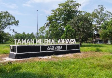 Pembangunan Taman Milenial ADHYAKSA KOBA, Diduga Dikerjakan Asal-Asalan
