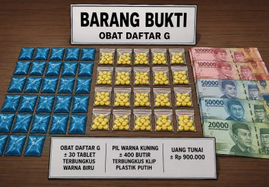 Dua Orang Diproses Hukum, Dua Lainnya Dipulangkan dalam Kasus Dugaan Peredaran Obat Daftar G   