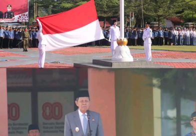 Pemkab Paluta Laksanakan Upacara Peringatan Hari Lahir Pancasila di Halaman Kantor Bupati