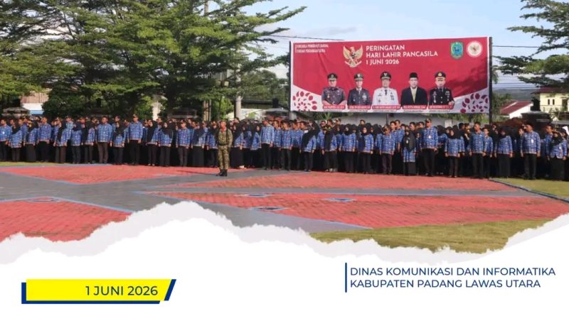 Pemkab Paluta Laksanakan Upacara Peringatan Hari Lahir Pancasila di Halaman Kantor Bupati    
