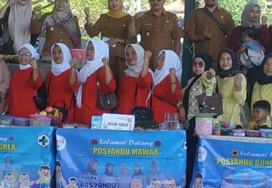 Rakor & Pembinaan ibu Kader Posyandu di Gelar diKarang agung di Ramaikan lomba masak