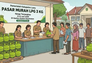 Gas Melon Langka dan Mahal, Dinas Perdagangan Luwu Turunkan Pasokan Melalui Pasar Murah Menulis
