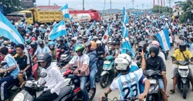 La Albiceleste Menguasai Maluku: Ribuan Fans Argentina Rayakan Kemenangan 3-0, Gubernur Hendrik Lewerissa Beri Apresiasi