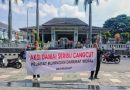 Aksi Demonstrasi di Gelar Depan Pendopo Kuningan di Picu Ulah ASN yang di Duga Kasus Perselingkuhan.