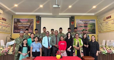 Di Tengah Perbedaan, Ada Prajurit Yonif TP 859/RBK Berbagi Kebahagiaan yang Menyatukan Masyarakat Kab. Supiori