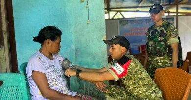 Datang Membawa Harapan, Pulang Meninggalkan Senyuman Aksi SEHATI Yonif TP 859/RBK yang Menghangatkan Hati Warga Aminweri