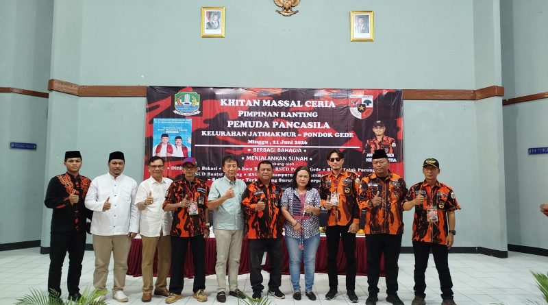 Pemuda Pancasila Kota Bekasi Gelar Khitan Massal Ceria, Senyum Puluhan Anak Hiasi Acara