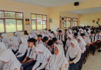 Penuh Bahagia Pelepasan Siswa- Siswi SMPN 2 Karamatmulya berjalan sukses.