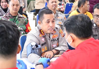 Dalam rangka Hari Bhayangkara ke-80, Aksi Donor Darah Polresta Cirebon Kumpulkan Ratusan Kantong Darah