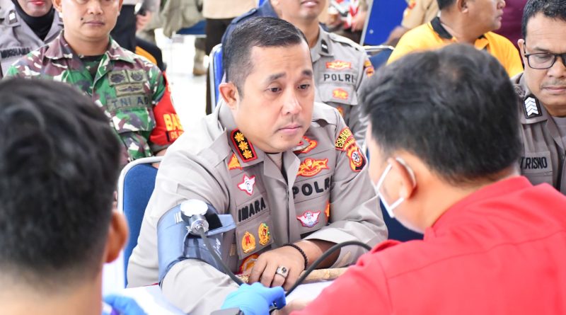 Dalam rangka Hari Bhayangkara ke-80, Aksi Donor Darah Polresta Cirebon Kumpulkan Ratusan Kantong Darah