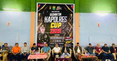 Dalam Rangka HUT Bhayangkara Ke -80 Kapolres Pagar Alam Januar Kencana Setia Persada Buka Kejuaran Bulu Tangkis Kapolres Cup Tahun 2026