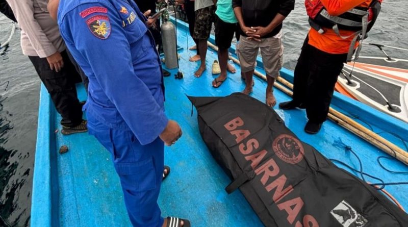 Meninggal dunia saat menyelam, seorang penyelam tradisional berhasil dievakuasi Tim SAR Gabungan