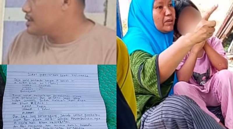 Miris! Kasus Pelecehan Anak di Kec. Sukabumi Bandar Lampung Berakhir ‘Damai’ Tanpa Sepengetahuan Ibu Kandung, Pamong Setempat Dan Uang Kompensasi Turut Disorot