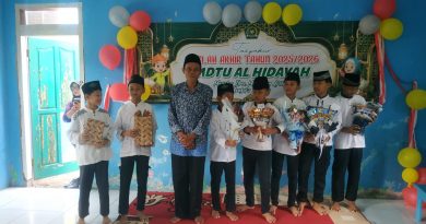 Gelar Acara Haflah MDTU Al, hidayah Tashakur dan Kenaikan Kelas Akhir tahun Ajaran 2025/2026