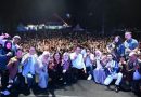 Penutupan Malam Puncak Peringatan HUT Kota Pagar Alam Ke -25 Masyarakat Di Hibur Oleh Artis Ibu Kota Carly Van Houten