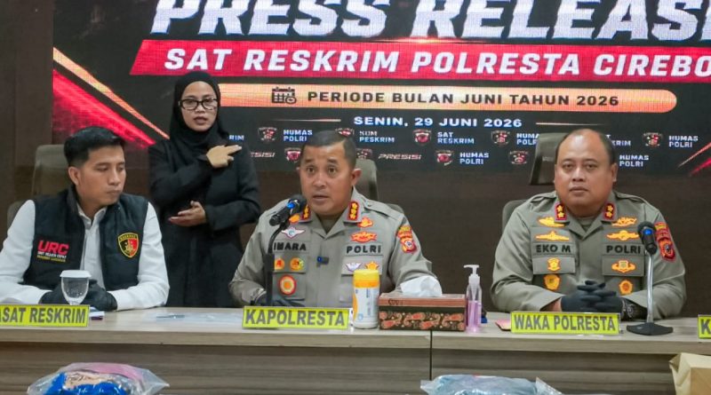 Selama Juni 2026, Satreskrim Polresta Cirebon Ungkap 9 Kasus dan Amankan 10 TersangkaTayang Selasa (30/06/2026)C