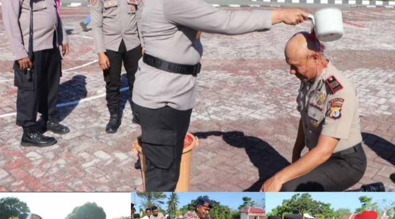 Upacara Kenaikan Pangkat Periode 1 Juli 2026, 61 Personel Polres Buru Dan Satbrimobda Maluku Menerima Tanggungjawab Yang Lebih Tinggi